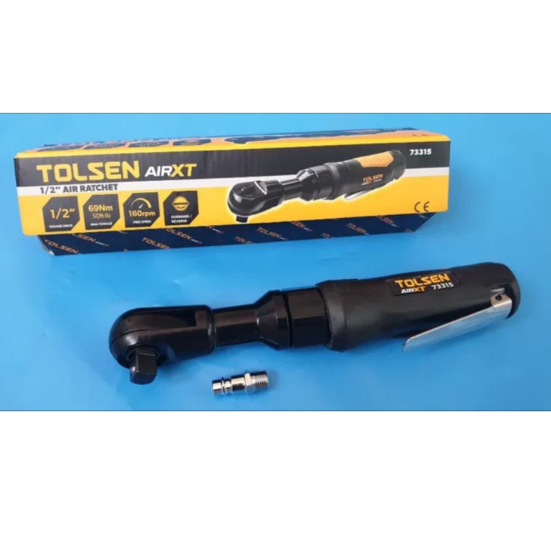 TOLSEN 73315 Air Ratchet Wrench 1/2inch Drive (69nm Torque) Air Compressor Model: 73315_img_2