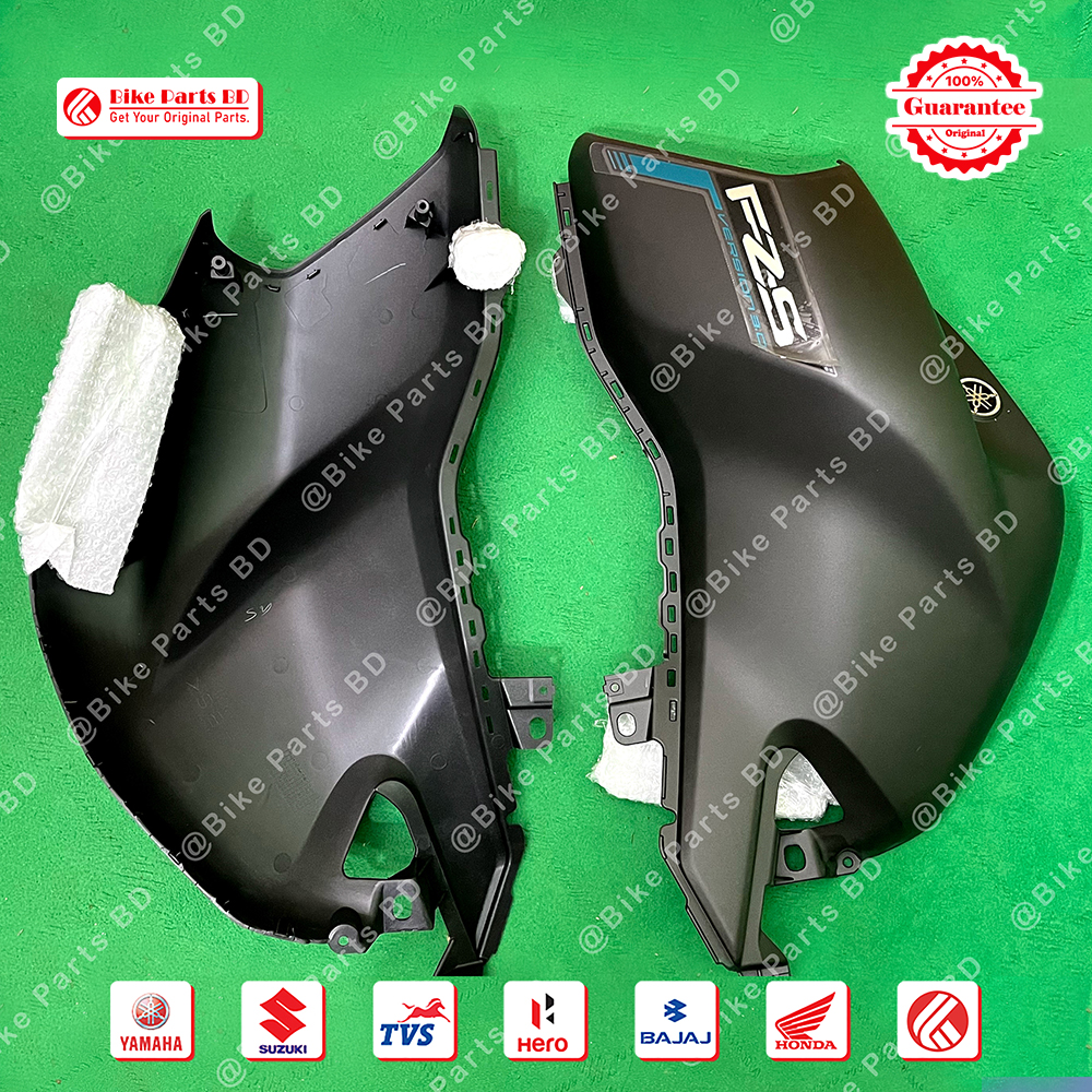 Tanky Box (2D-Mat Black) for Yamaha FZS V3 (Mat black) bike.