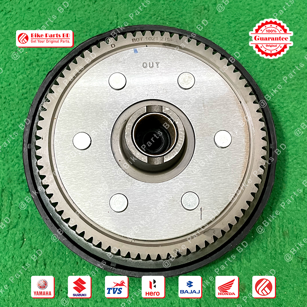 Primary Driven Gear/Clutch Mount bati for Yamaha R15 V3, R15 V4, R15M, MT15 V1, MT15 V2 bike. thumbnail 2