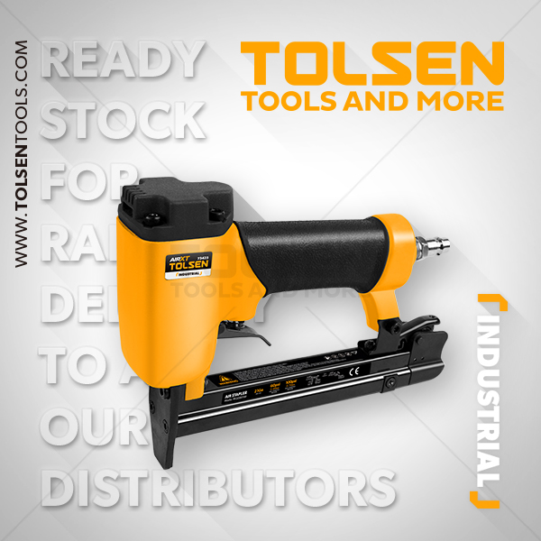 TOLSEN 73425 Air Stapler For Crown Staples (1/4") 100PSI Industrial Model: 73425_img_2