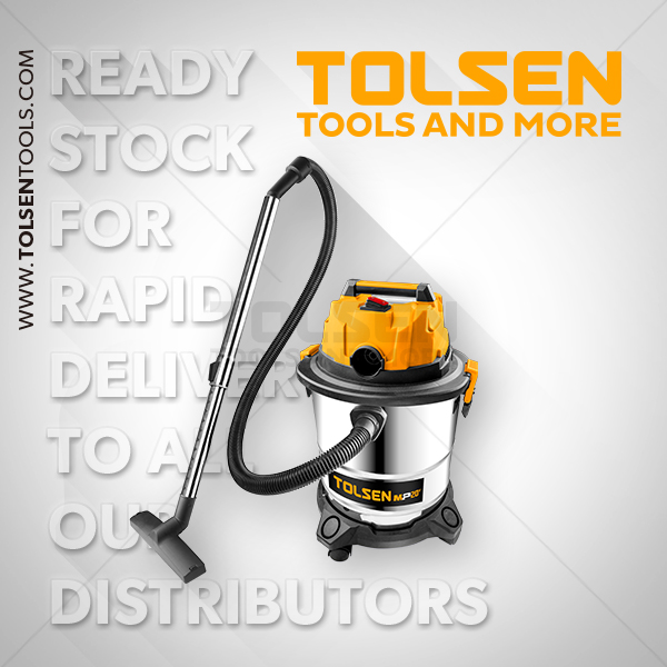 TOLSEN 87338, 20L Cordless Vacuum Cleaner, 20v Li-ion (Not Included Battery and Charger); Model 87338_img_2