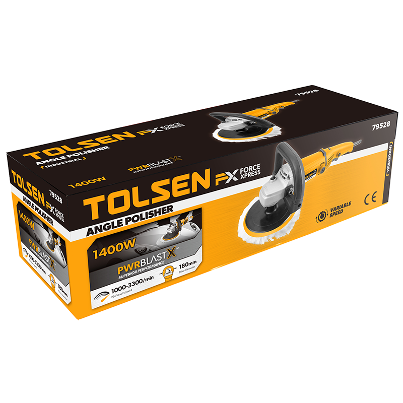 TOLSEN 88598 180mm Angle Polisher, Car Polisher 1400W Model: 79528 ( 88598 )_img_3
