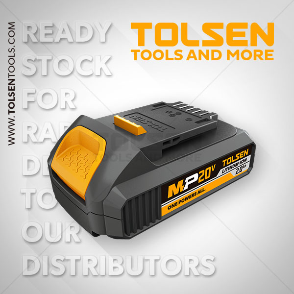 TOLSEN 87472 20V 2.0Ah Li-ion Battery Pack Model: 87472_img_1