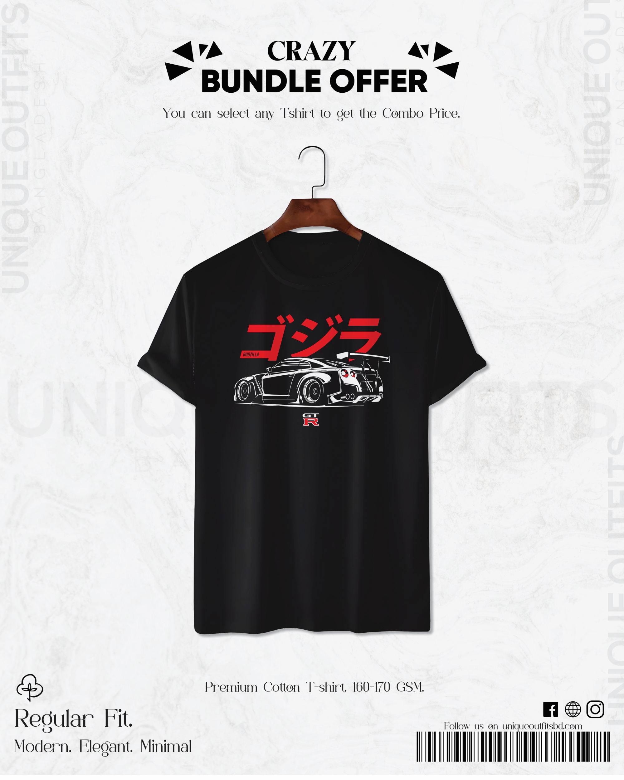 CR1 GTR35 Premium Automobile T shirt_img_0