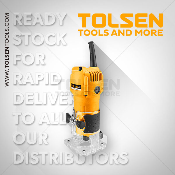TOLSEN 79539, 1/4" Laminate Trimmer 650W Wood Router Palm Router Model: 79539_img_1