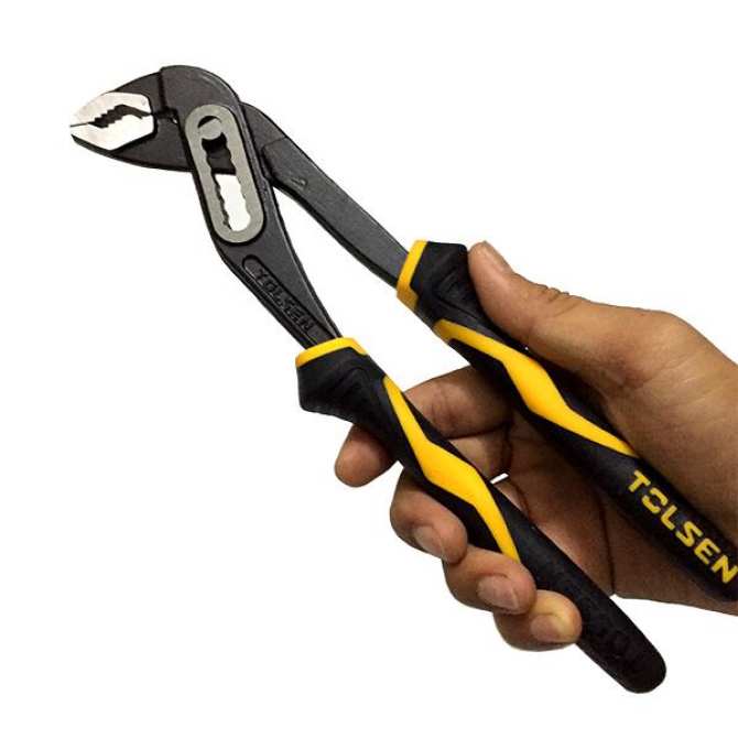 TOLSEN 10029 Water Pump Pliers | 10" (250mm) | Industrial GRIPro Series | CrV Steel | Black Finish | Model: 10029_img_1