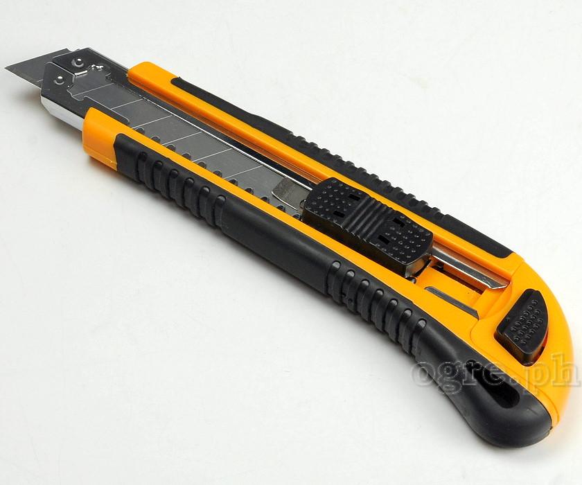 TOLSEN 30003 Industrial Snap-off Cutter | 18×100mm | ABS + TPR Case | 3 Blades Included | Flat Push Button | Model: 30003_img_6