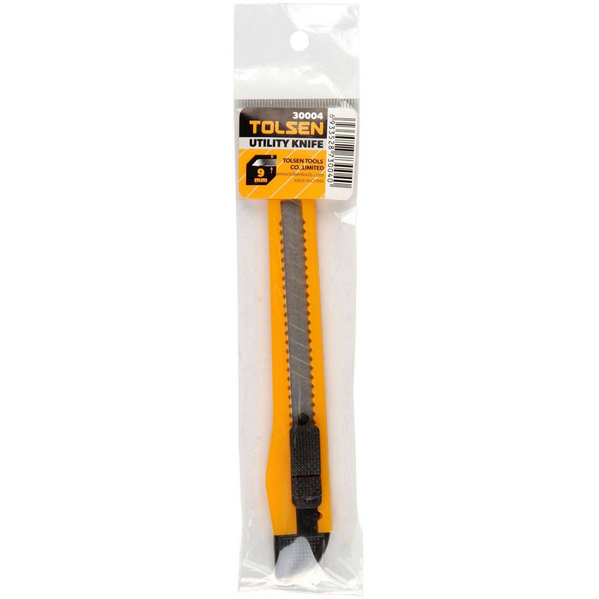 Tolsen ABS Snap-off cutter (9x80mm) with Flat Push Button Model: 30004_img_1