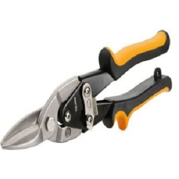 TOLSEN 30022 10" Aviation Snips (Straight Cut), 250mm, CrMo Steel, Two-Component Handle, Industrial | Model: 30022_img_5