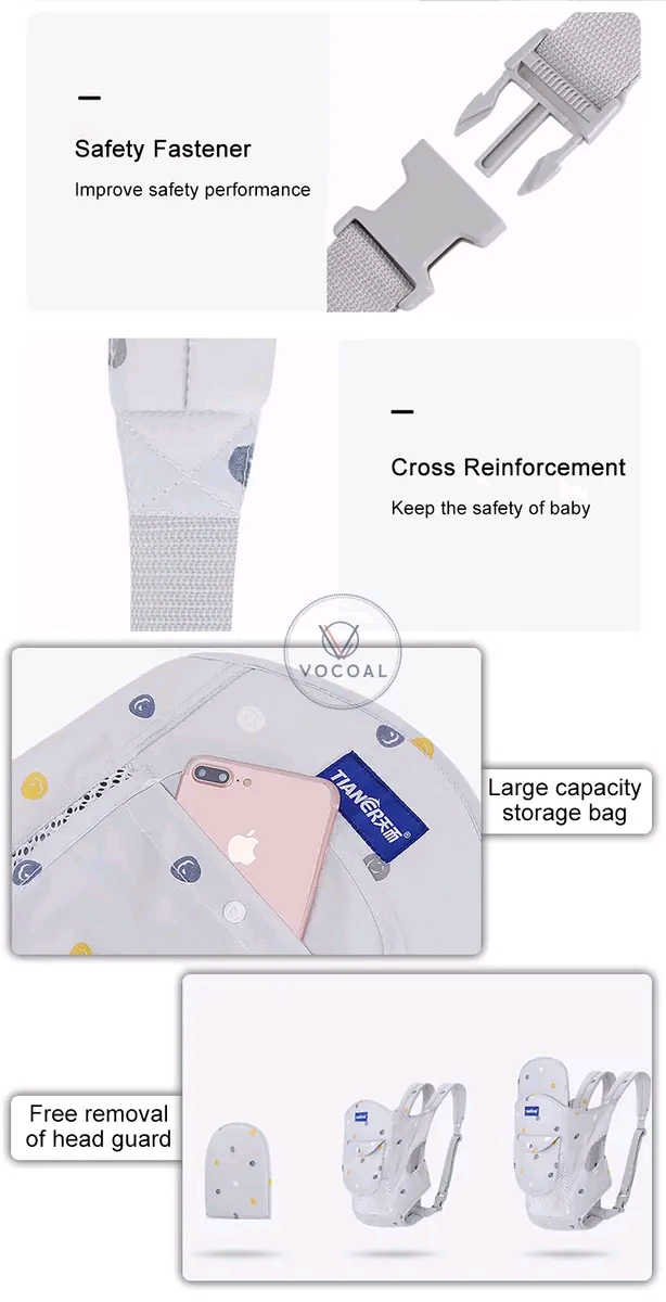 Vocoal Lightweight Adjustable Straps Baby Carrier_img_8