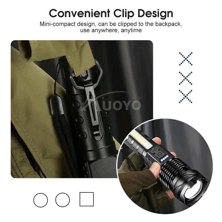 Auoyo Waterproof Multifunctional Telescopic Focusing 2000m Super Bright light_img_8