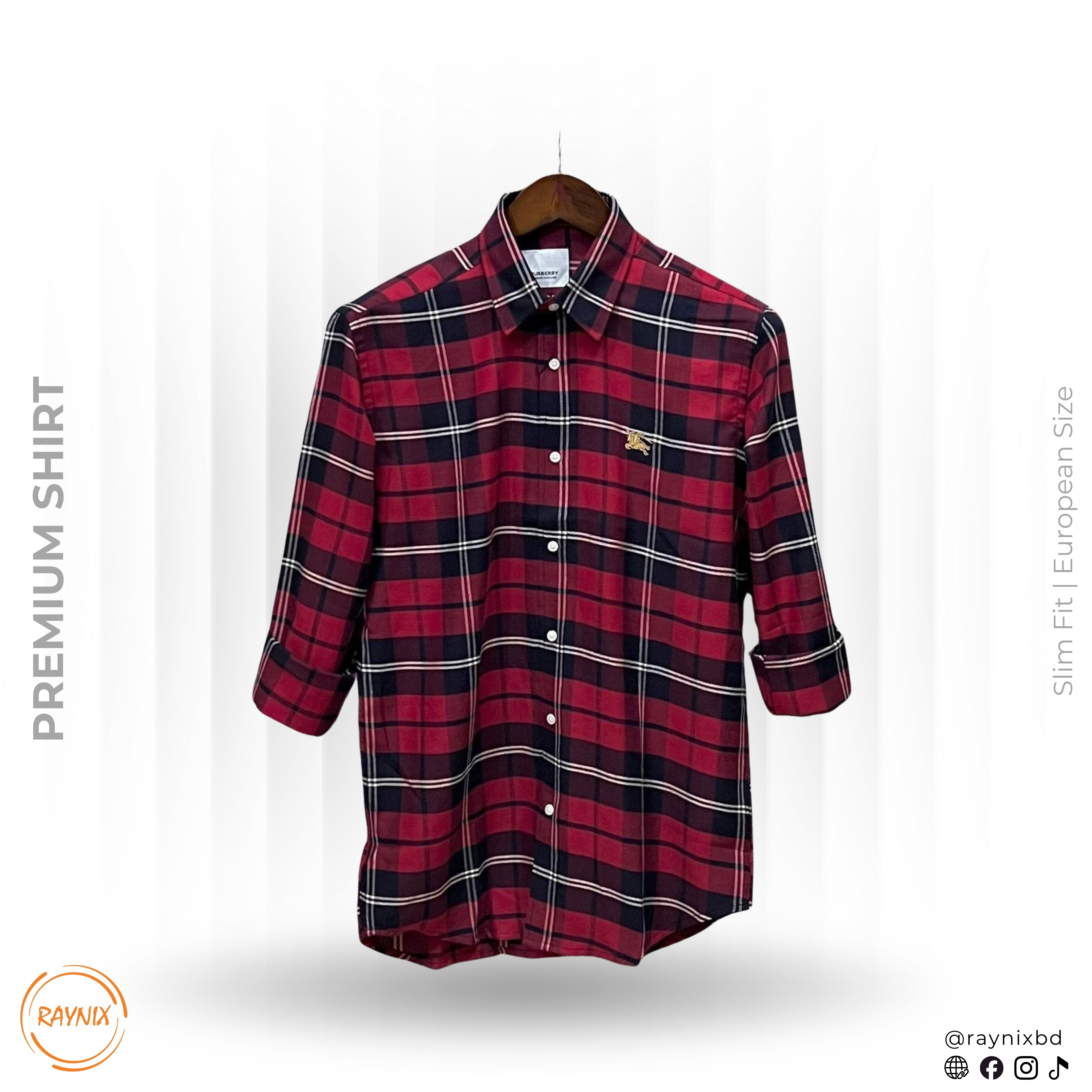 Burberry London Heritage Check Cotton Shirt