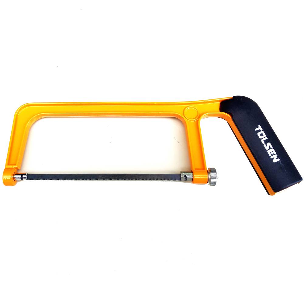 TOLSEN 30051 Mini Hacksaw Frame | 6" (150mm) | Industrial | Plastic Coated Handle | Includes 1 Free Saw Blade | Model: 30051_img_2