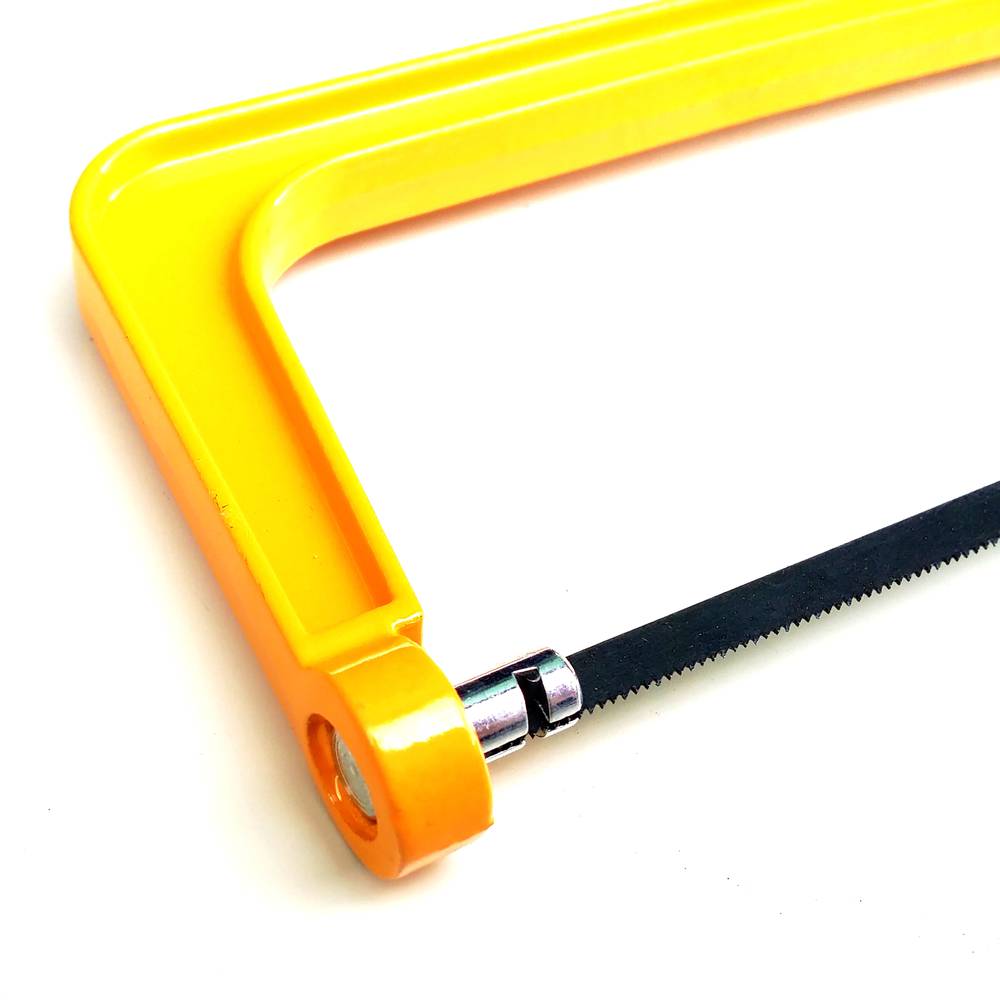 TOLSEN 30051 Mini Hacksaw Frame | 6" (150mm) | Industrial | Plastic Coated Handle | Includes 1 Free Saw Blade | Model: 30051_img_3