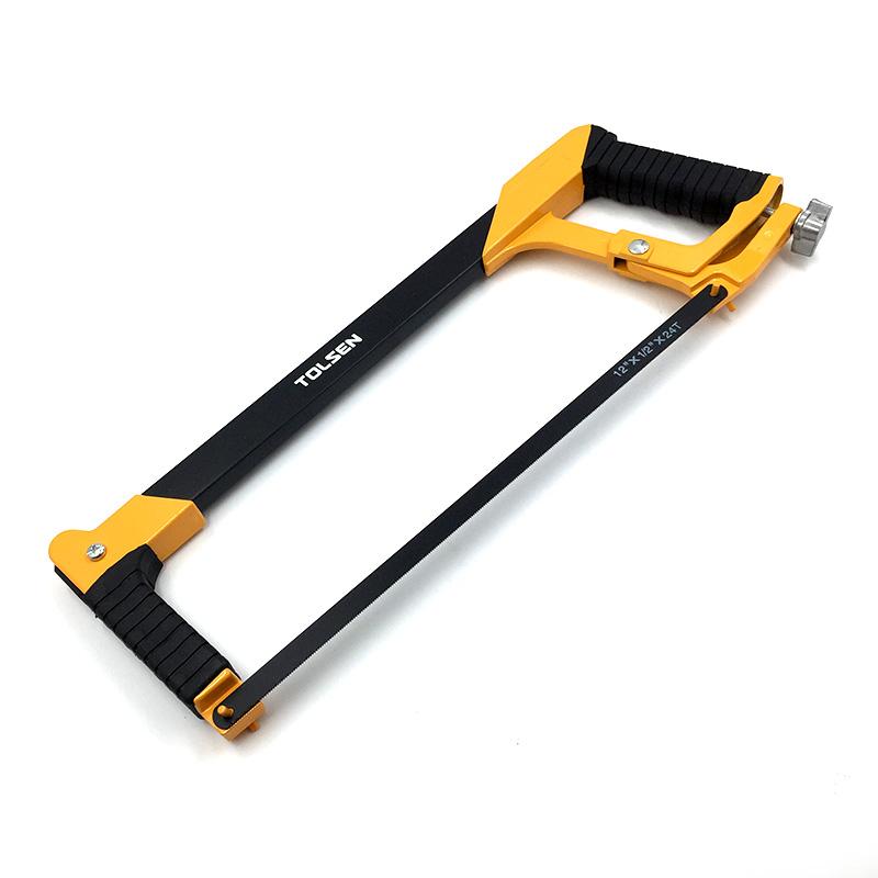 TOLSEN 30054 Hacksaw Frame | 12" (300mm) | Industrial | Square Lacquered Steel Tube | Aluminium & TPR Handle | Includes Saw Blade | Model: 30054_img_3