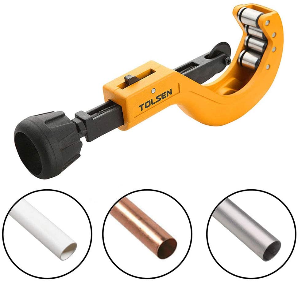TOLSEN 33006 Heavy Duty Pipe Cutter | 6-64mm (1/4" - 2.5") | Aluminium Alloy Body | For Copper, Aluminum, PVC, Thin Steel | Model: 33006_img_3