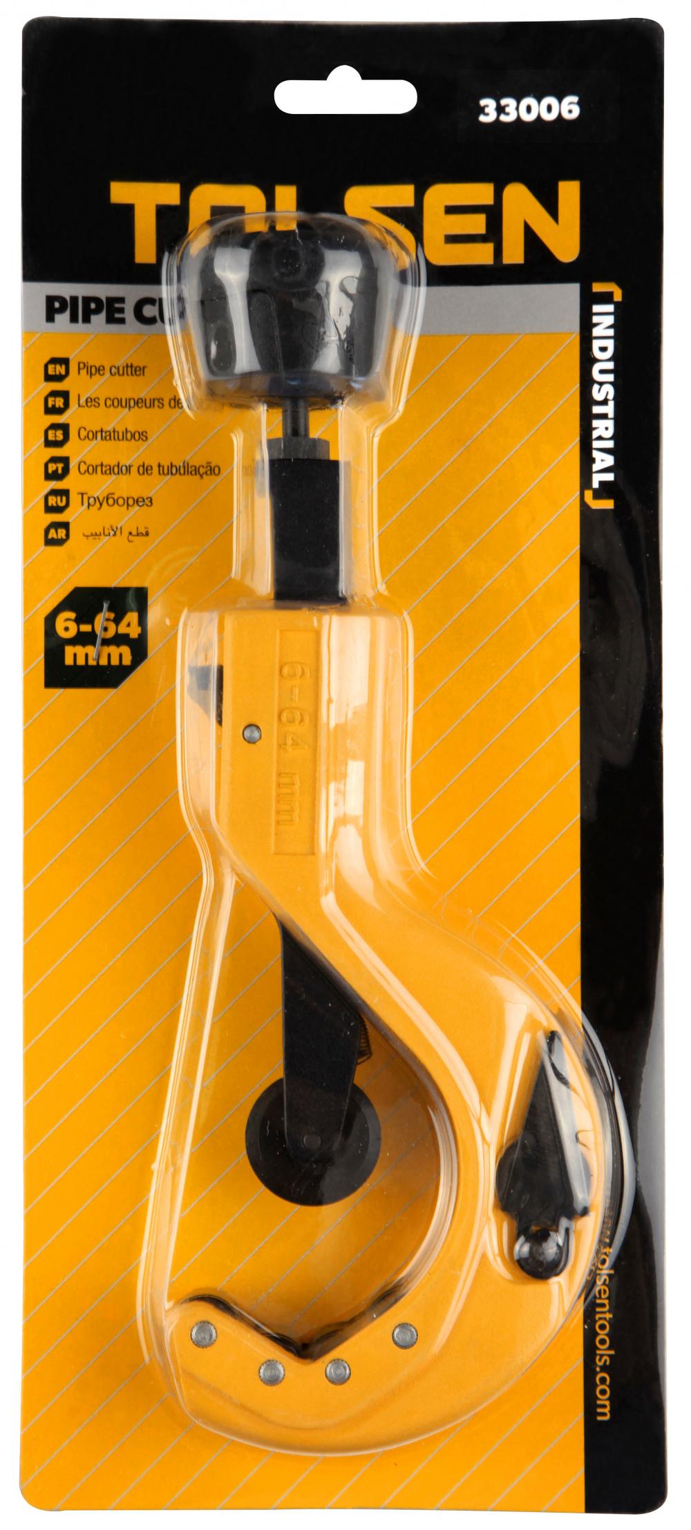 TOLSEN 33006 Heavy Duty Pipe Cutter | 6-64mm (1/4" - 2.5") | Aluminium Alloy Body | For Copper, Aluminum, PVC, Thin Steel | Model: 33006_img_4