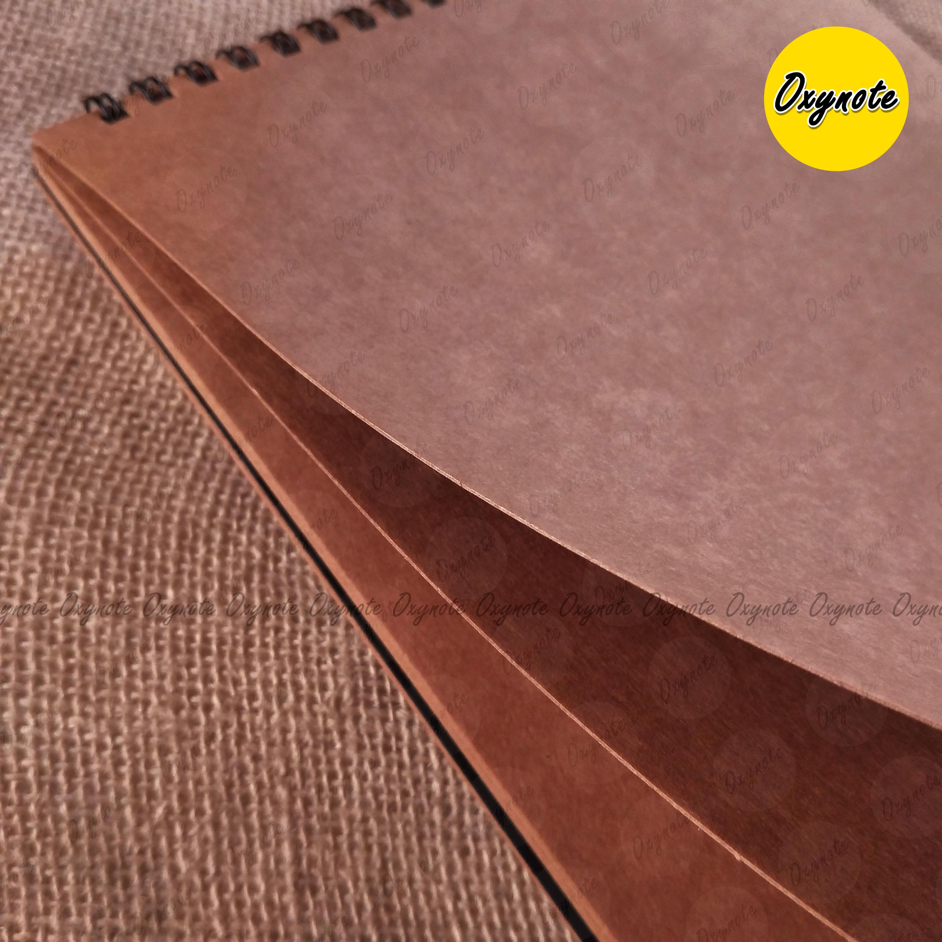 Aadim Series Art Book by OXYNOTE - 400 GSM Brown Card - 30 Pages - 15 Sheets_img_2