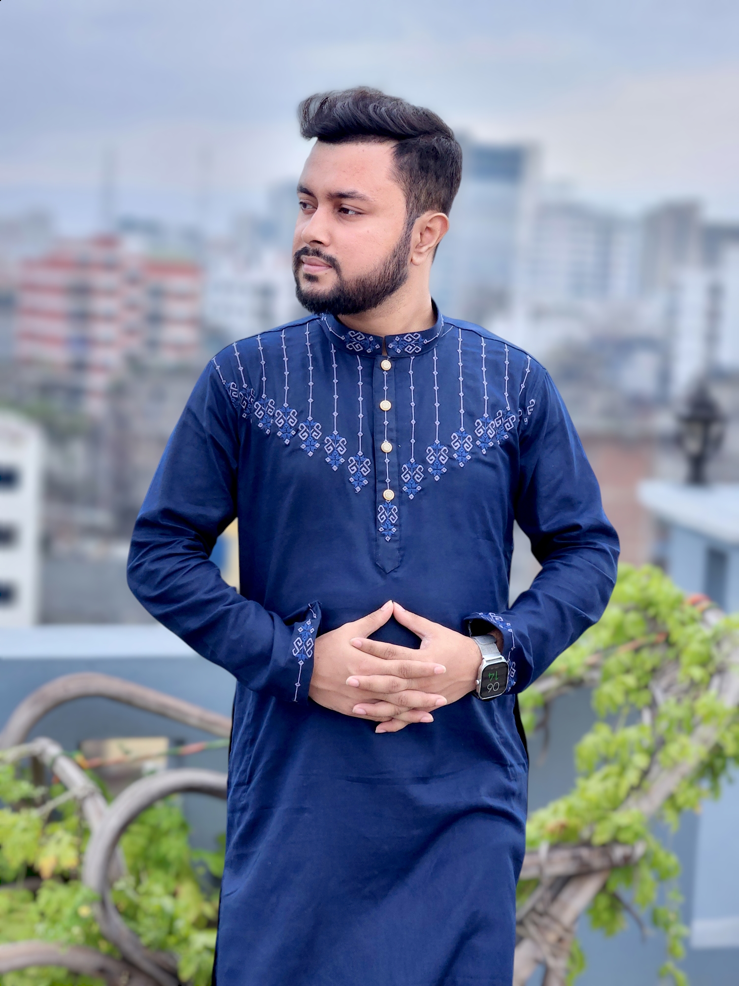 premium Elite embroidered panjabi code 717