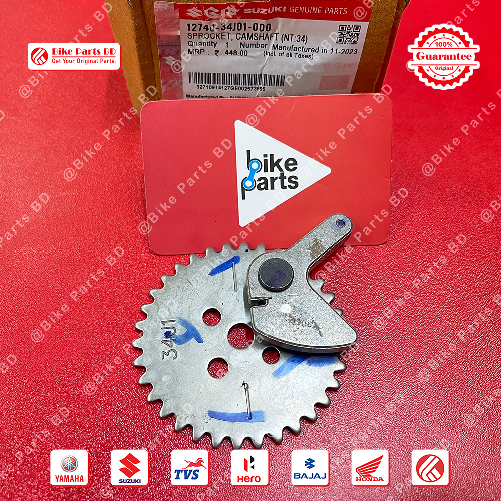 Timing Sprocket Camshaft for Suzuki Gixxer & Gixxer SF (Old & New Model) bike. thumbnail 2