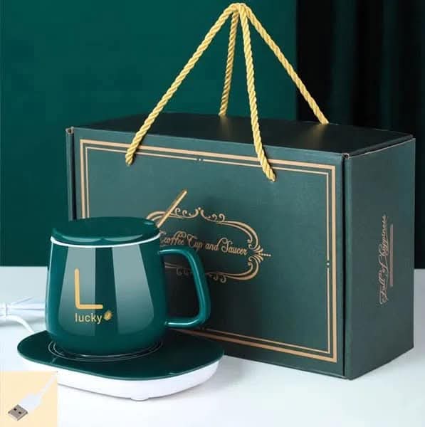 Electric Ceramic Coffee Mug And Saucer (M-034)_img_2