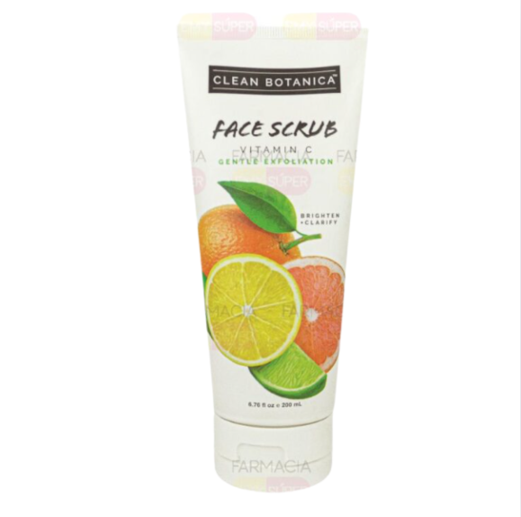Clean Botanica Face Scrub with Vitamin C – 200 ml (COS565)