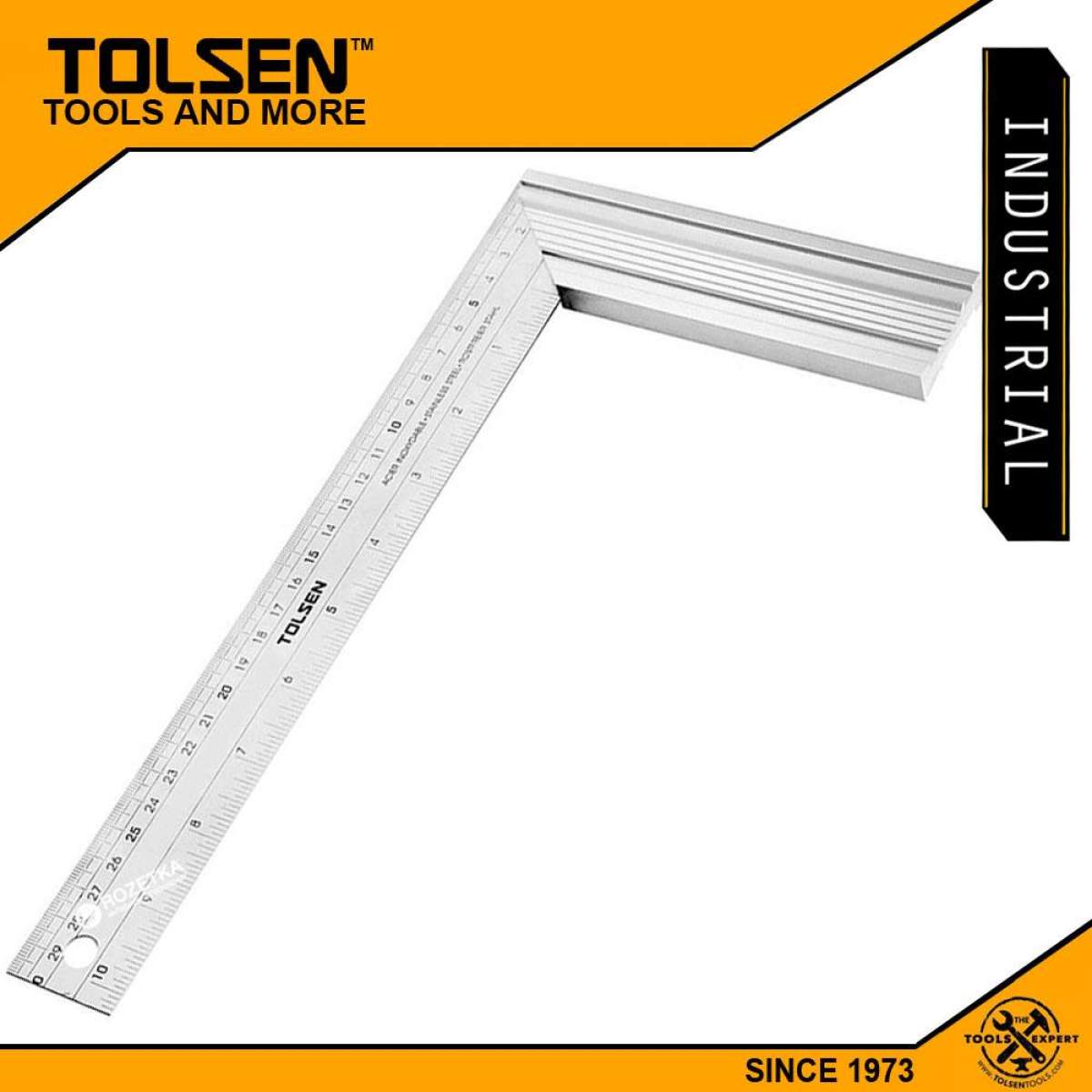 Tolsen 12" Aluminum Alloy Angle Square (12") Industrial Grade Model: 35039_img_1