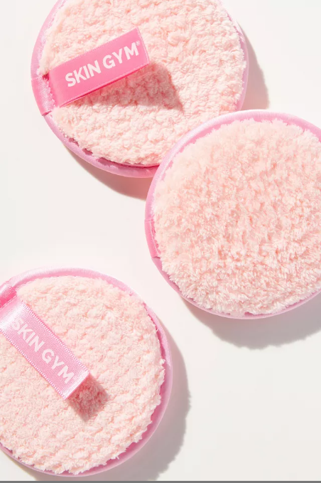 Skin Gym Cleanie Round Makeup Remover Puff – 3‑Pack (COS731)