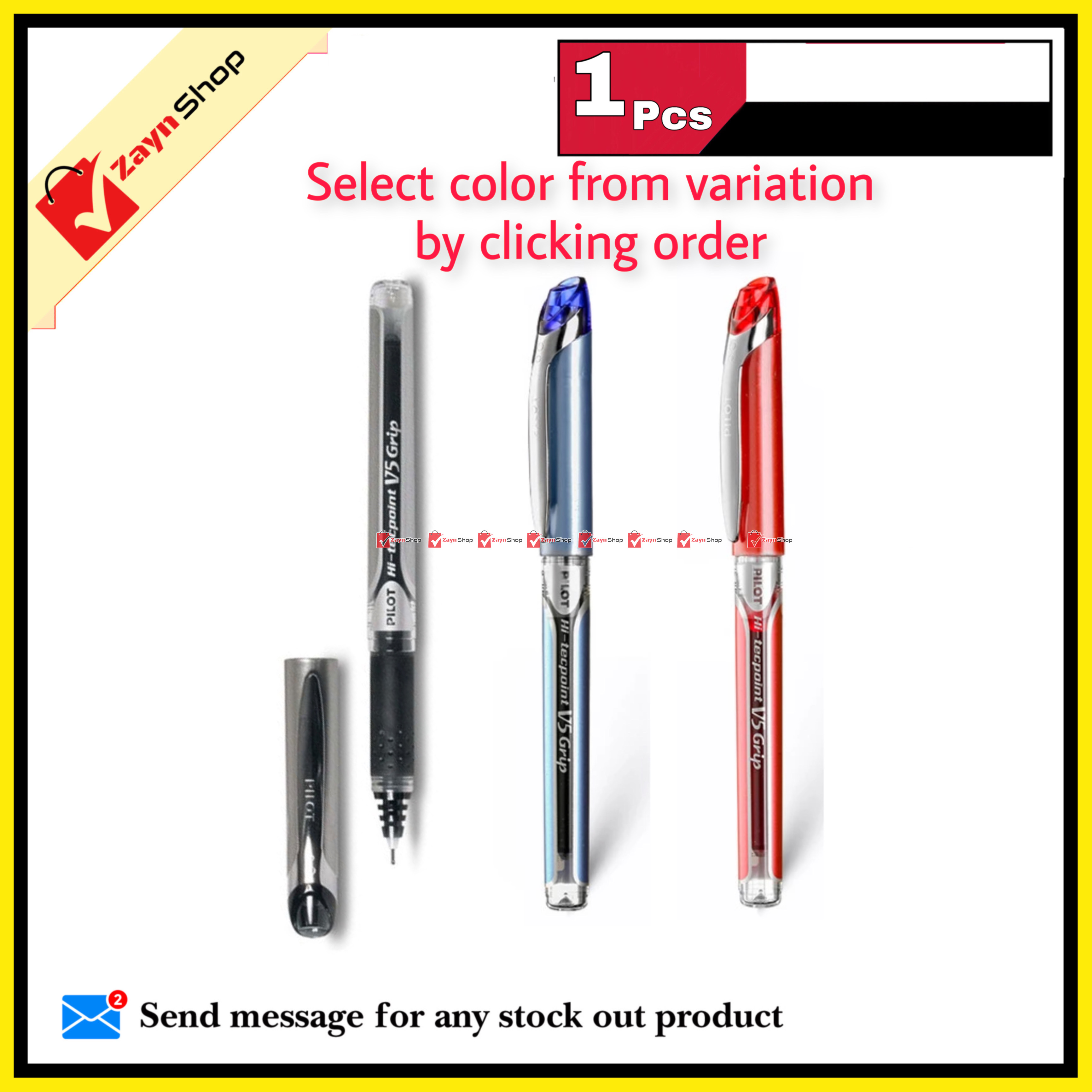 Pilot Hi Tec Point V5 Grip 0.5Mm 1 Pcs - Pen - Fountain Pen_img_0