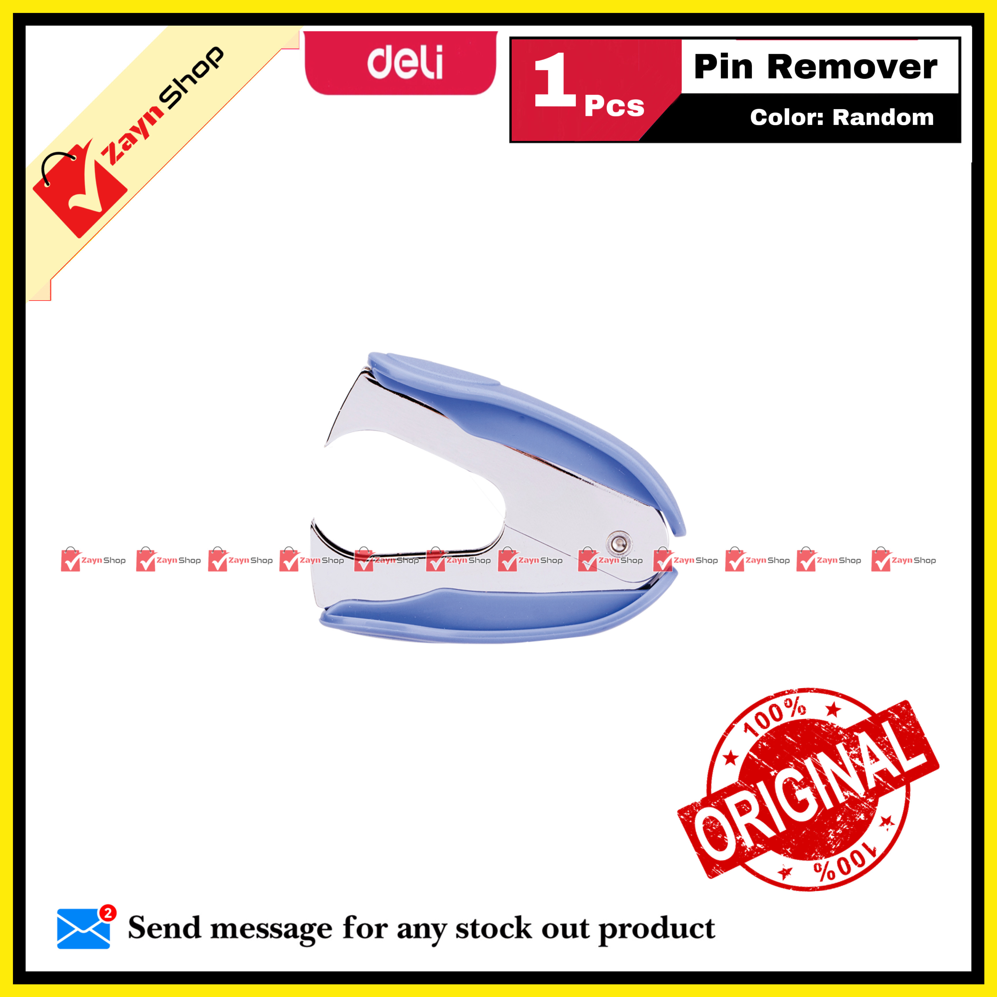 deli Staple Remover / Pin Remover Random Color 1pcs_img_0