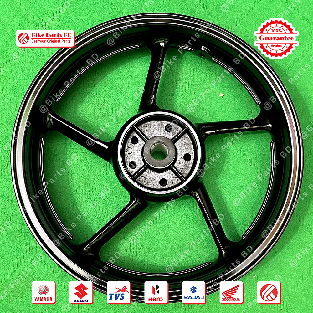 Alloy Rim (Front) for Yamaha FZS V1, FZS V2 (Single Disk), Fazer V1 & Fazer V2 bike. thumbnail 2
