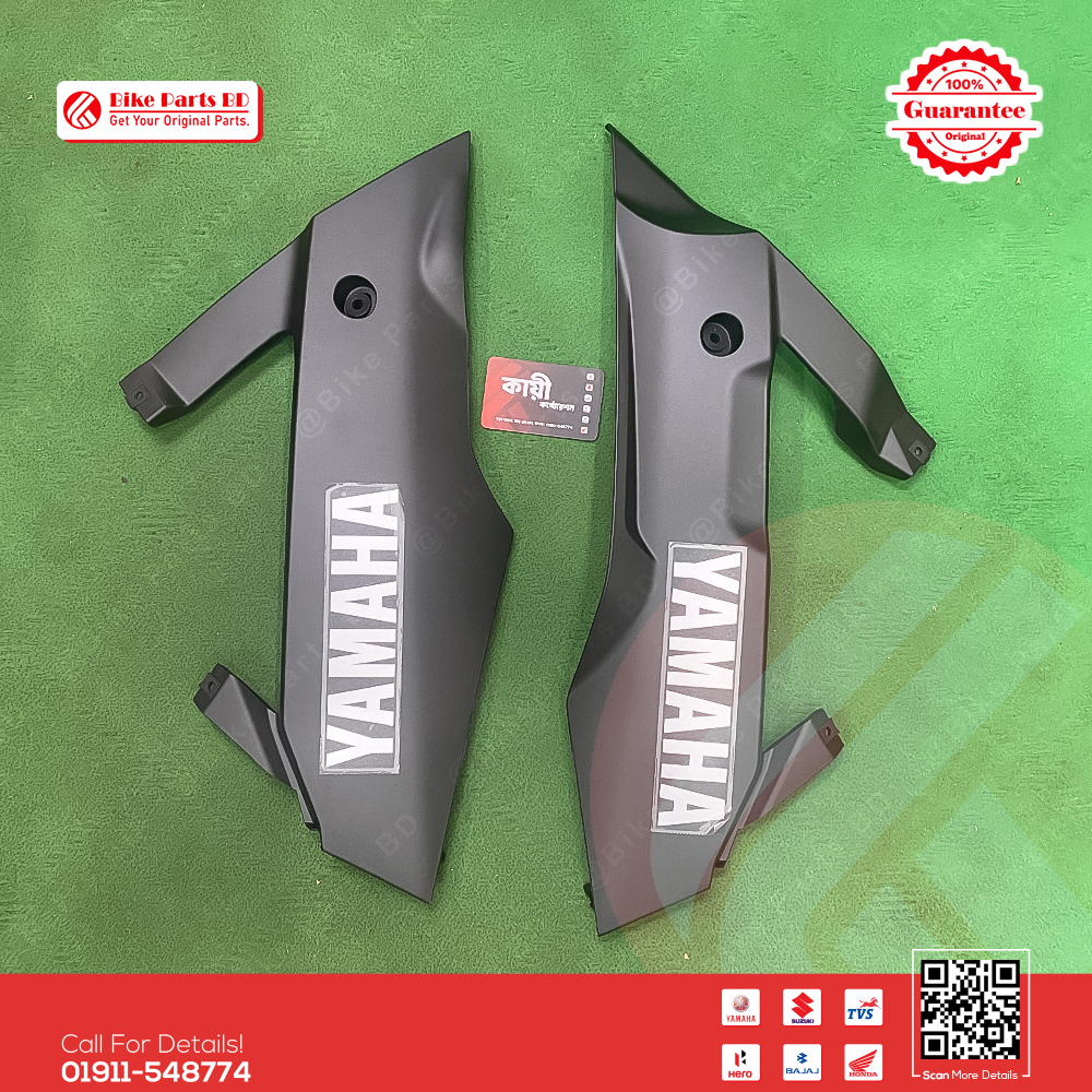 Engine Guard for Yamaha R15 V3 (Mat Black) bike. thumbnail 2