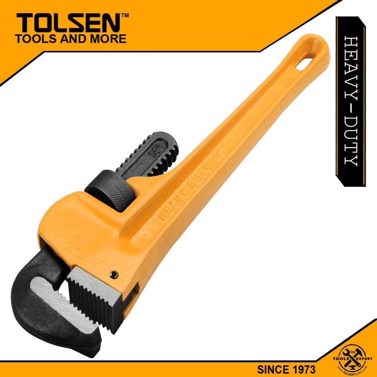 TOLSEN 36" Pipe Wrench Heavy Duty (900mm) Model 10237