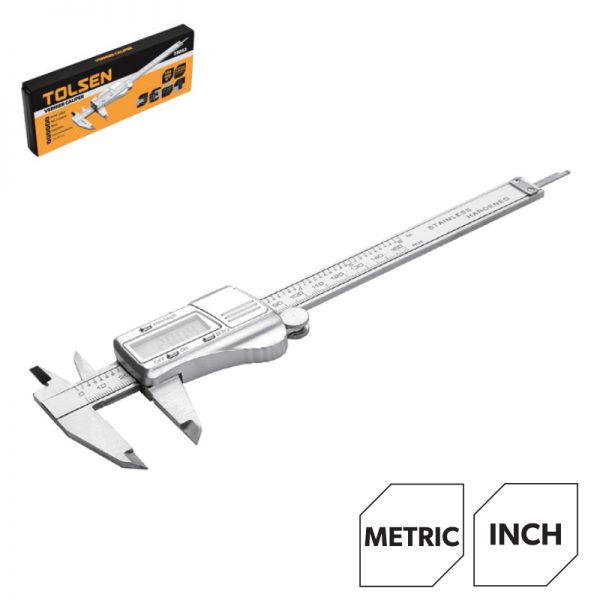 TOLSEN 35053 6" Digital Caliper | Metric & Inch | 0.01mm Accuracy | Stainless Steel | Four-Way Measurement | Model: 35053_img_3