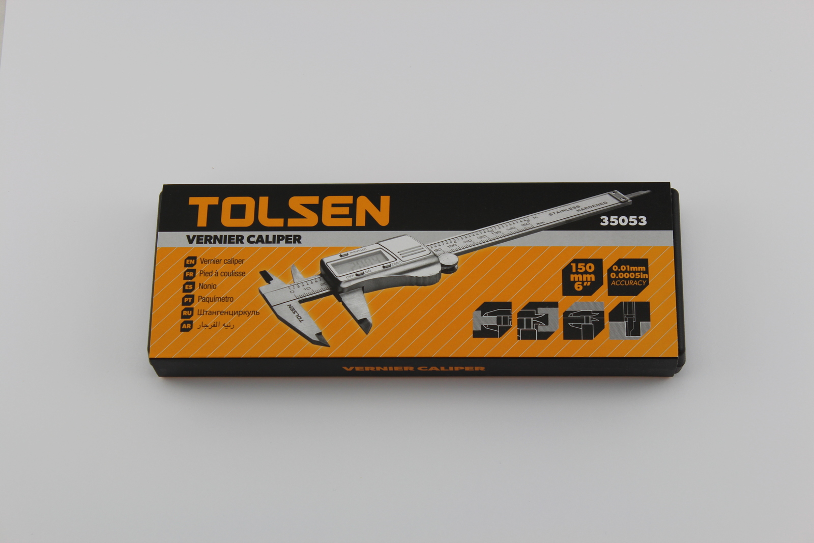 TOLSEN 35053 6" Digital Caliper | Metric & Inch | 0.01mm Accuracy | Stainless Steel | Four-Way Measurement | Model: 35053_img_4