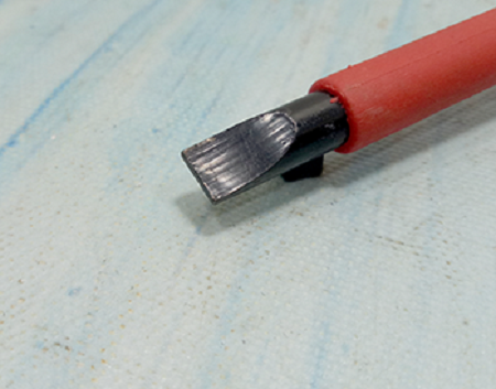 Tolsen VDE Flat Screwdriver (4.0x100mm) 1000V, Model: 38001_img_1