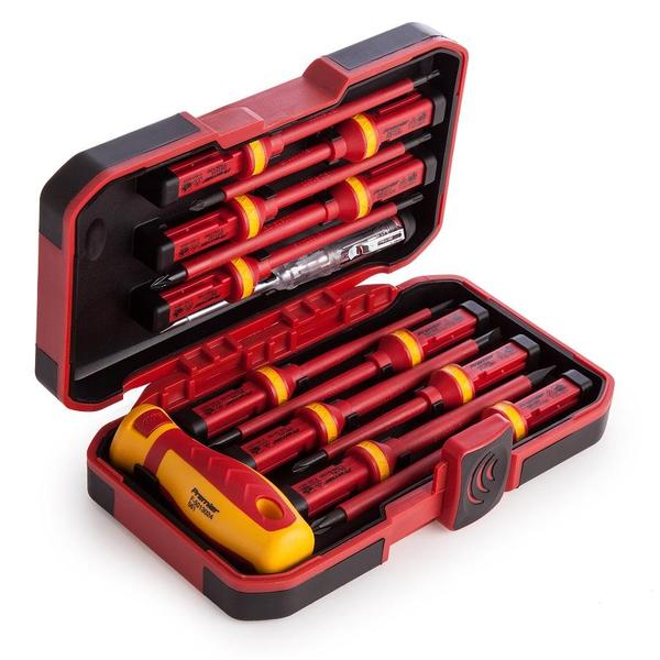 TOLSEN 38016 13Pcs VDE 1000V Insulated Screwdriver Set | Interchangeable | VDE/GS Certified | Includes Voltage Tester | Model: 38016_img_4