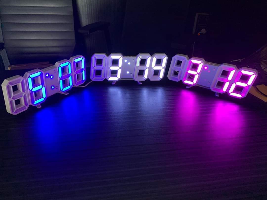 3D LED Digital Alarm Wall Clock_img_2
