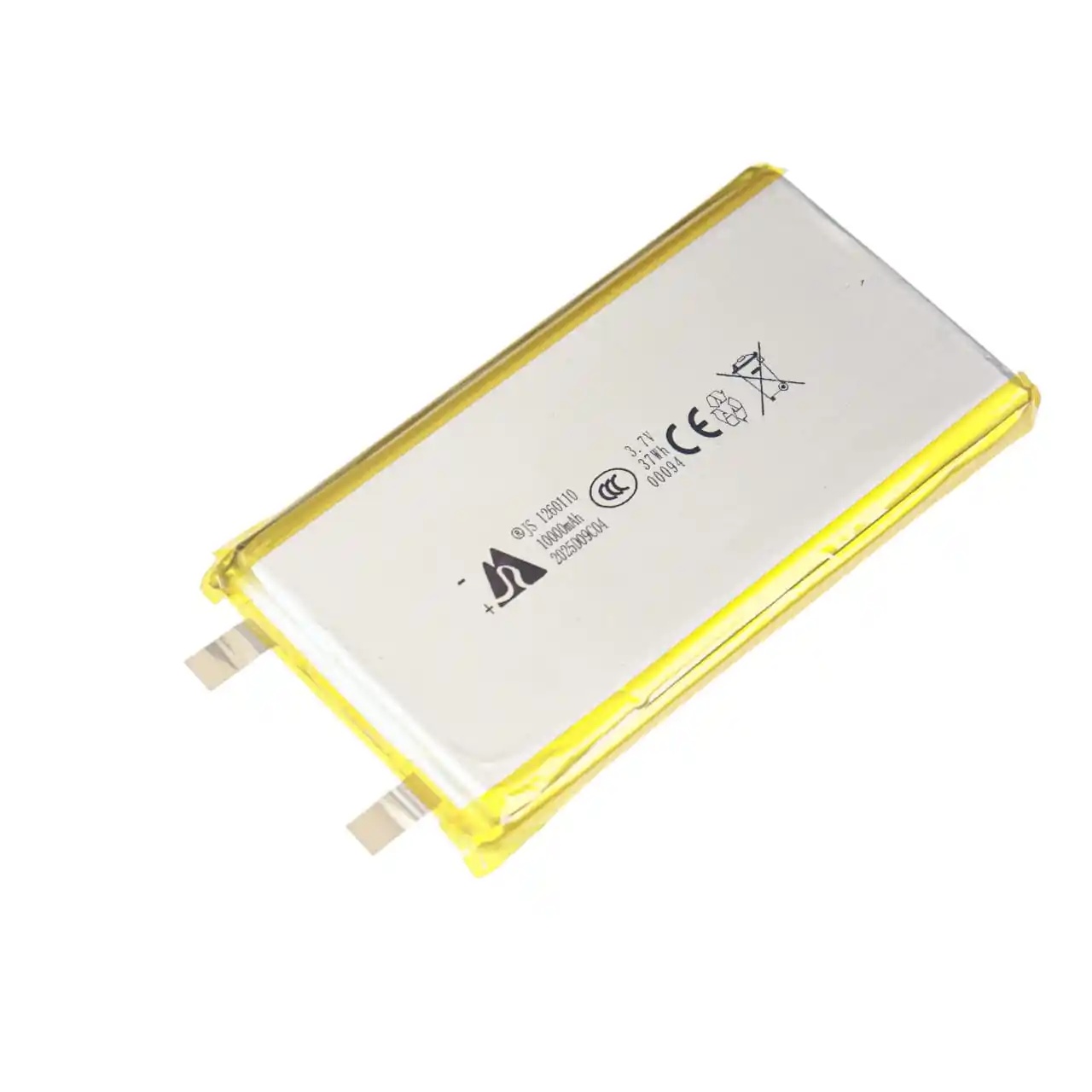 10000mAh Lithium Polymer (Li-Po) Battery Cell – High Capacity Rechargeable Battery