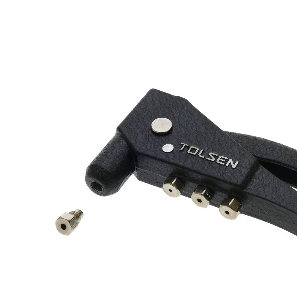 TOLSEN 43003 Hand Riveter, 10.5" (265mm), Aluminium Body, For Aluminium Rivets, Includes Nozzle Wrench | Model: 43003_img_7