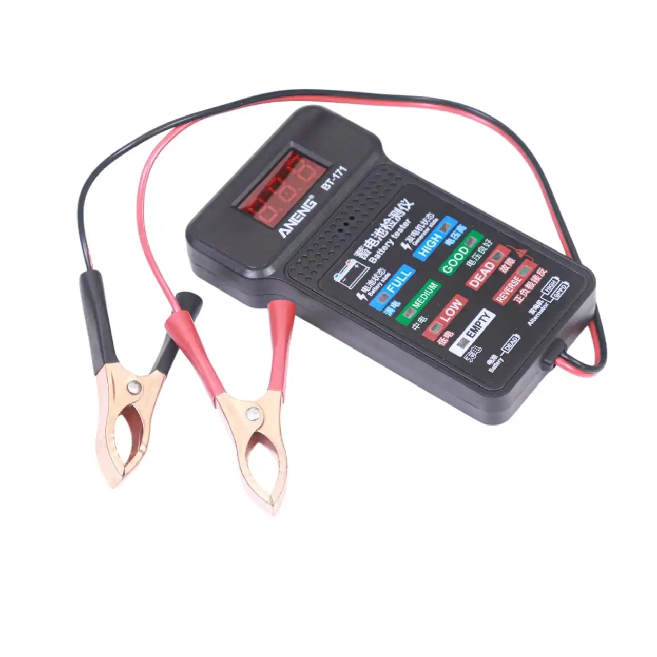 LED Reverse Display Screen Car Battery Tester – Professional Vehicle Battery Analyzer