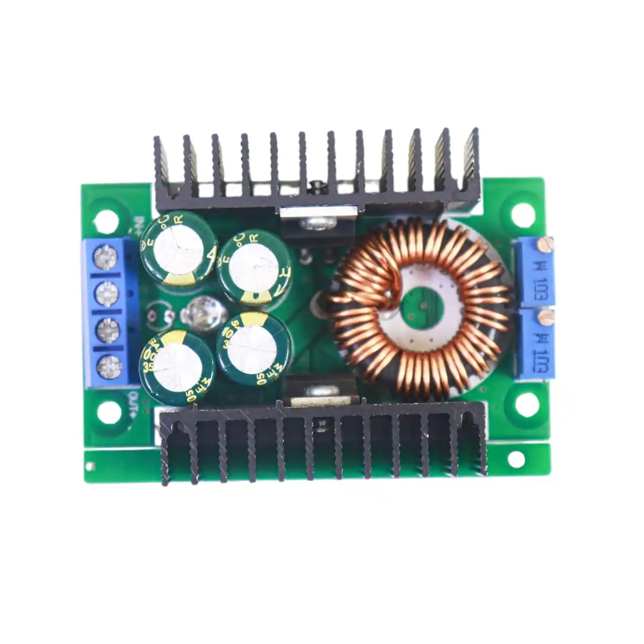 XL4016 DC-DC 300W 9A Step-Down Buck Converter – Adjustable Power Supply & Voltage Regulator