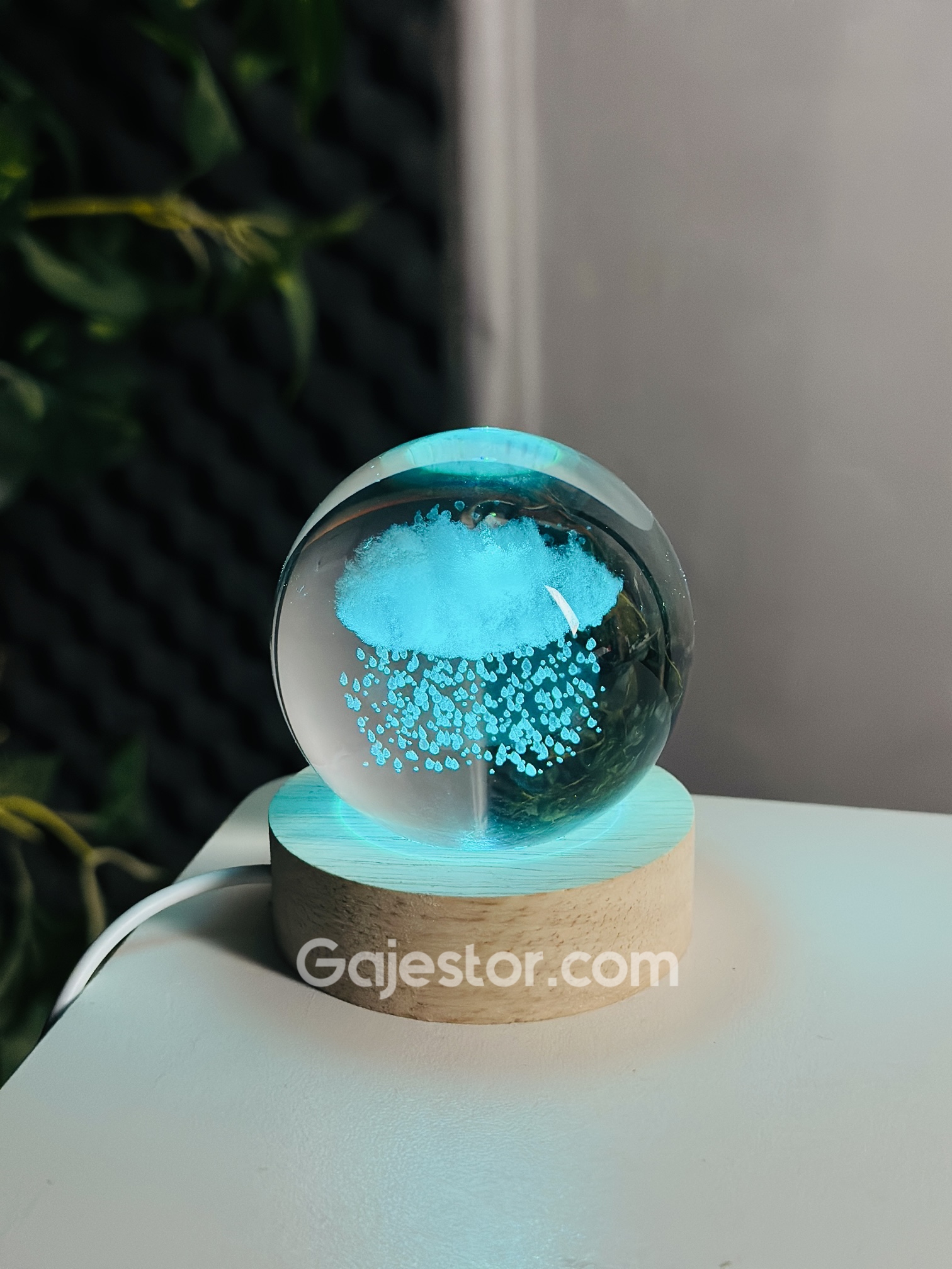 3D crystal ball lamp ( Rain variant )_img_2
