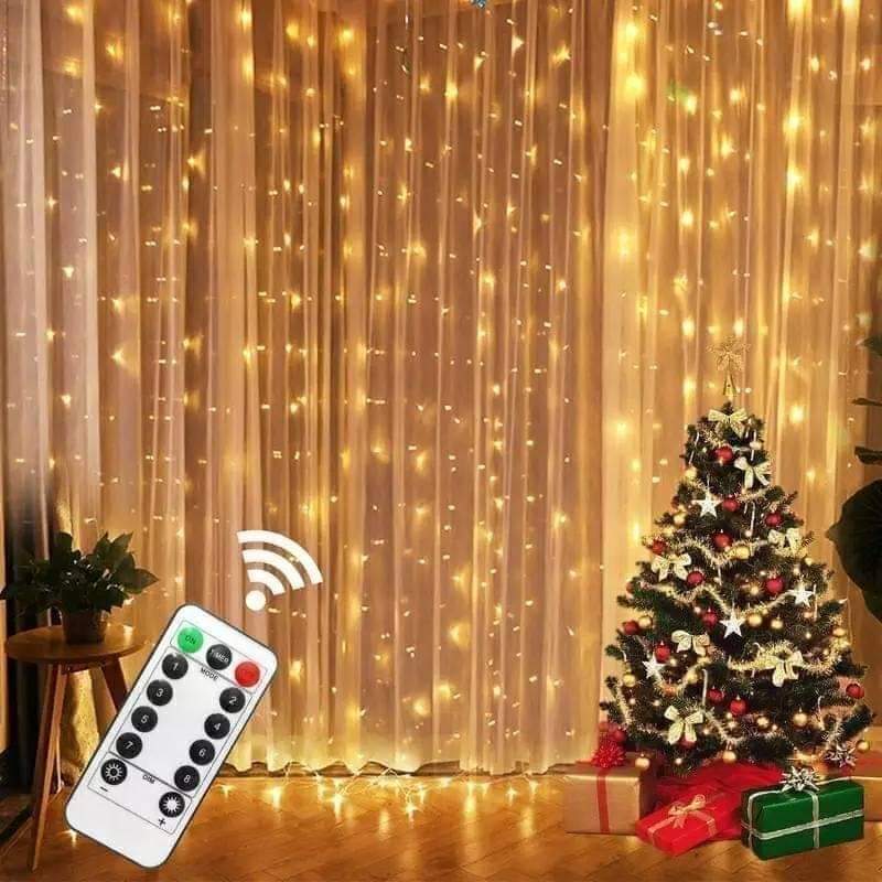Litehom Fairy Curtain Lights with Remote Control