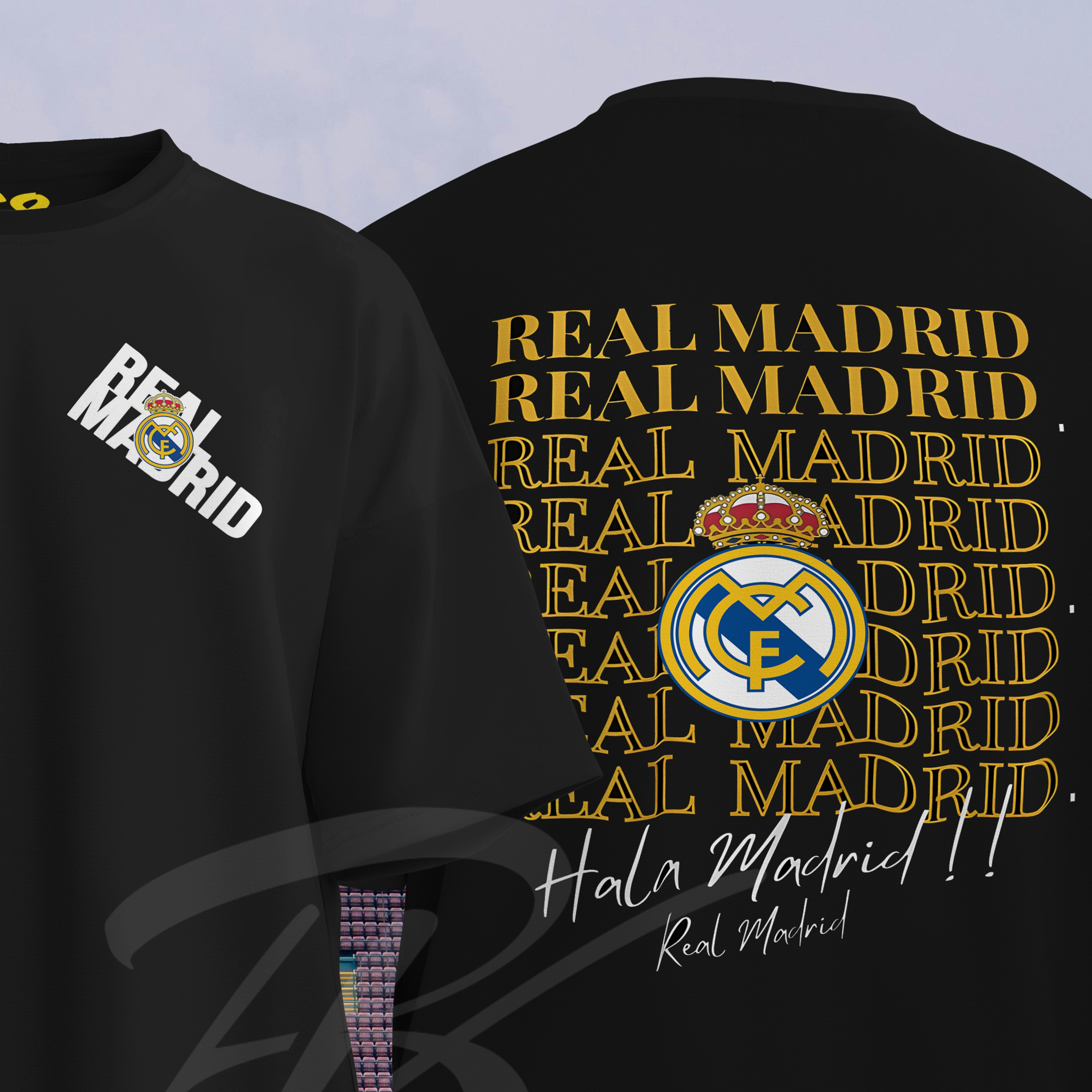 Real Madrid Retro Glory – Premium Oversized T-Shirt_img_1