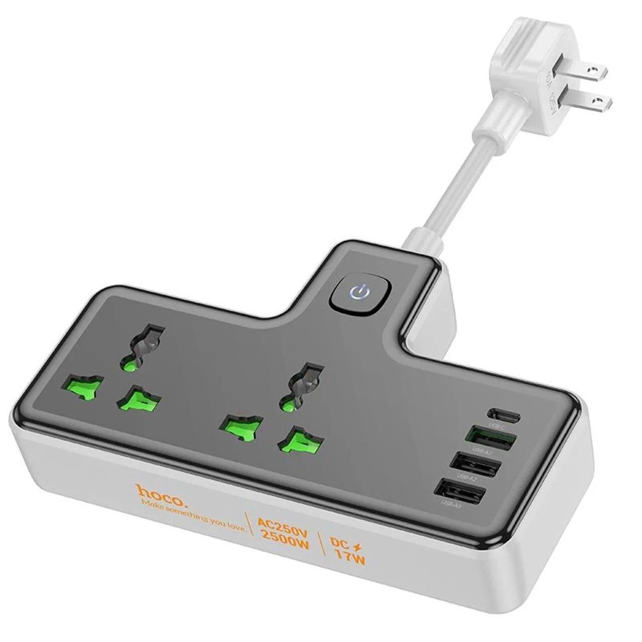 HOCO AC11A Voyage 2-Position Expansion Socket (1C3A) (EU)_img_1