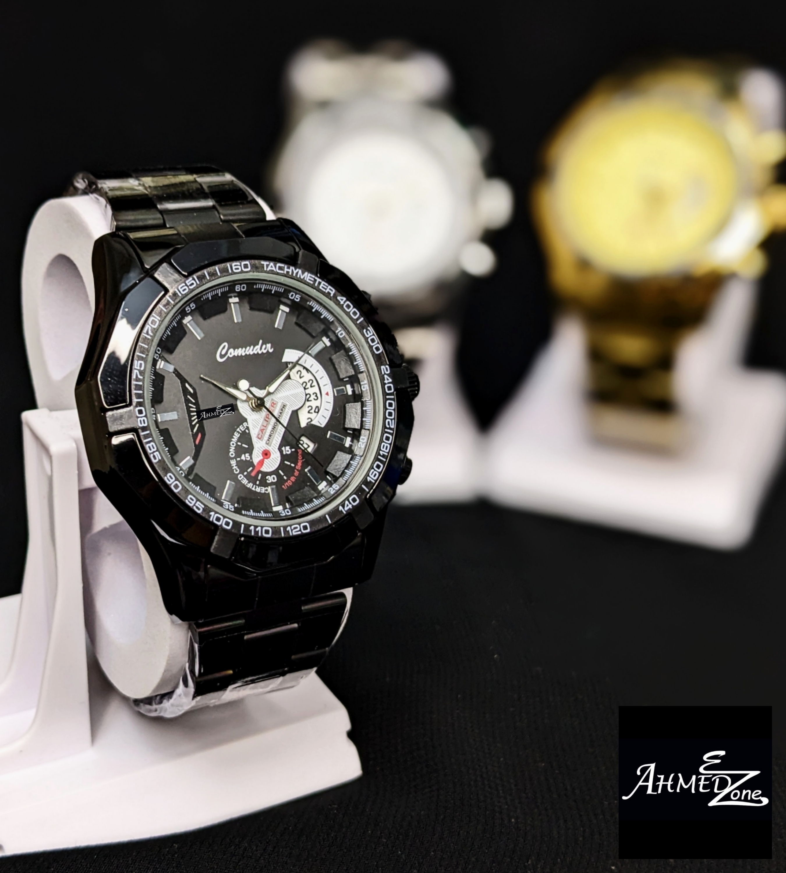 Men's business Black Watch Stainless steel