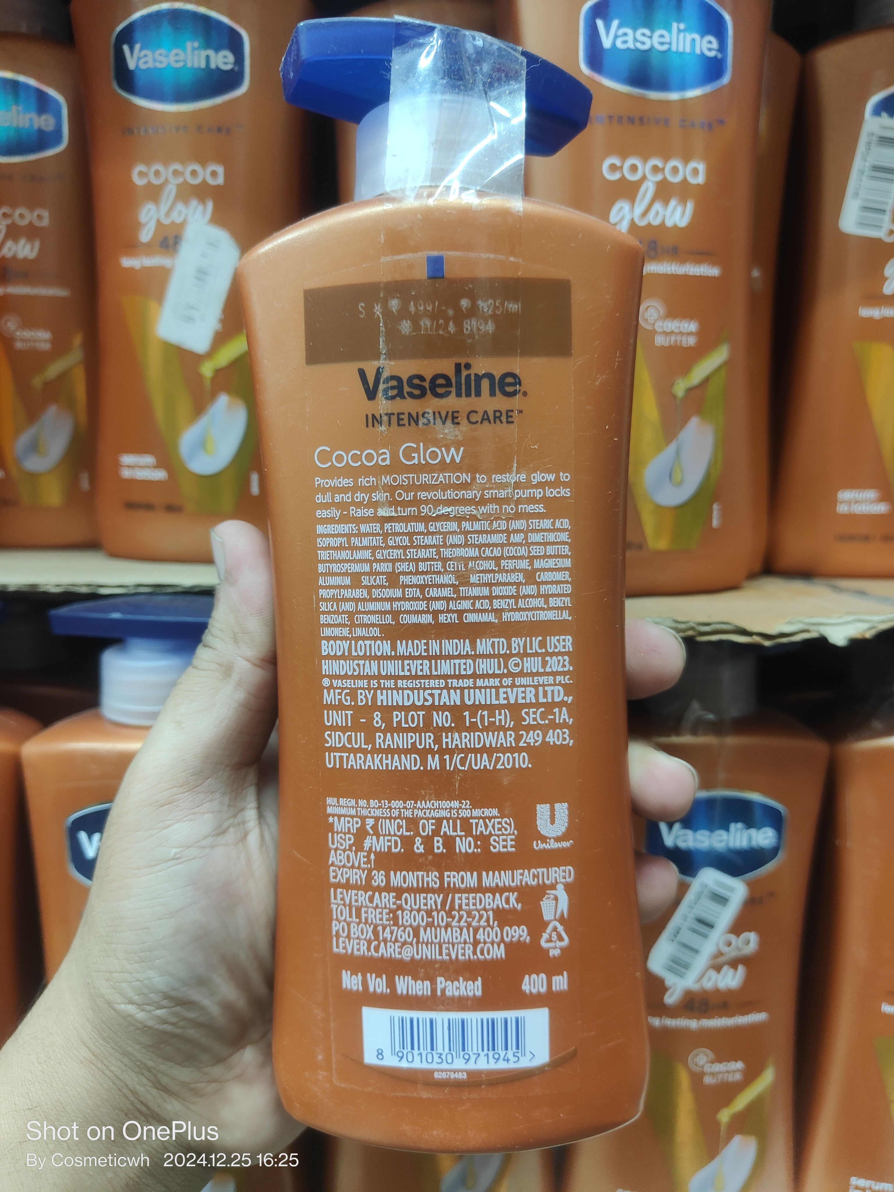 Valsine cocoa glow Body lotion 400ml_img_1