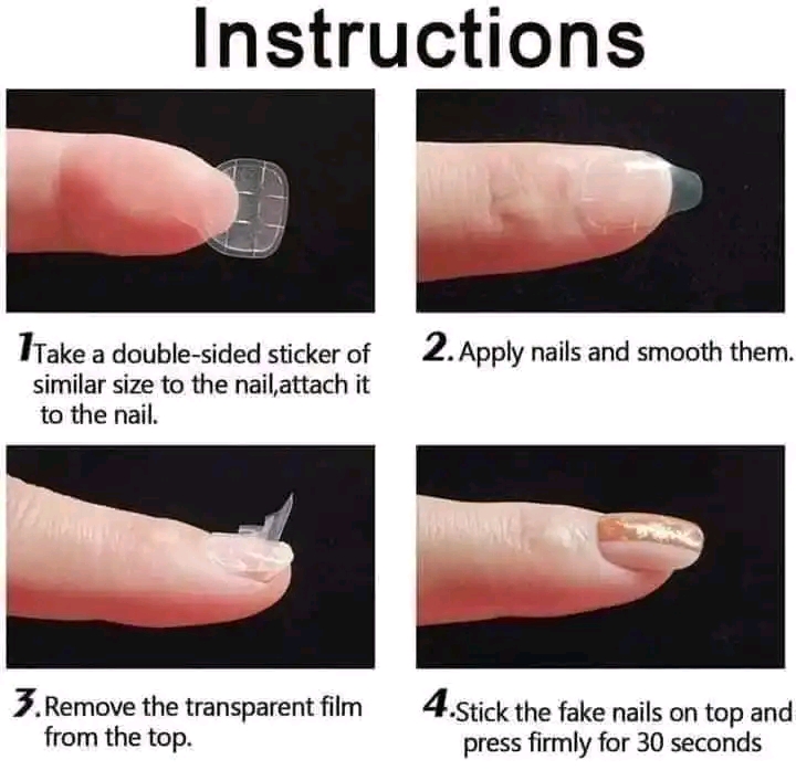 Nails glue sticker(50pcs)_img_3