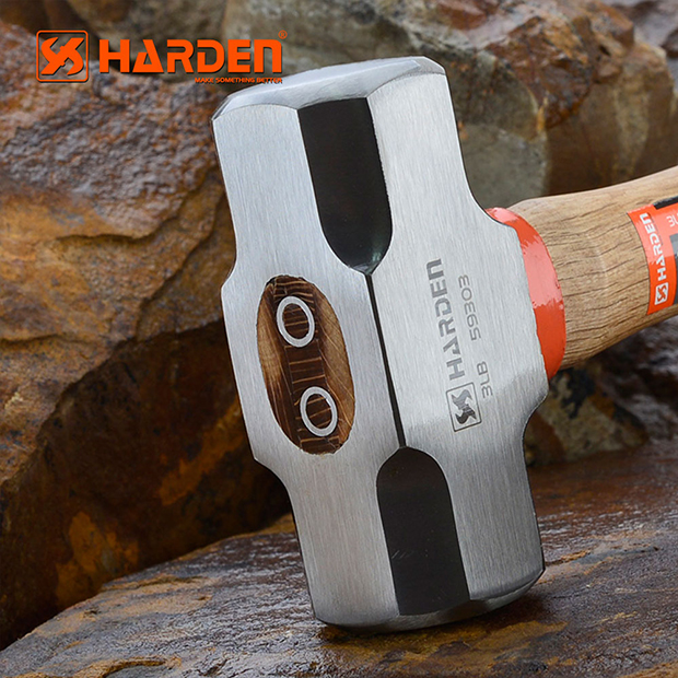 HARDEN 590303 Sledge Hammer 3.0 Lbs (1.5kg), Wood Handle, Stoning Hammer; Model: 590303_img_2